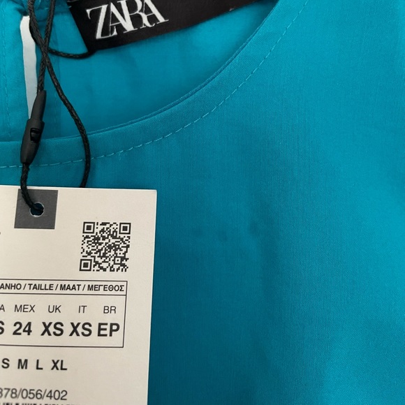 NWT ZARA 2020 Blouse with puffed sleeves - Picture 3 of 5